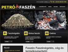 Tablet Screenshot of petrofaszen.hu